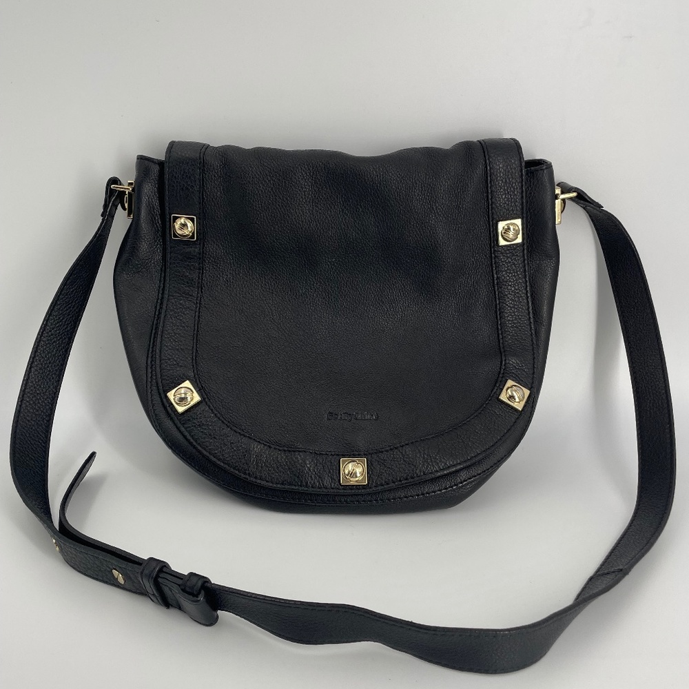 Preloved Black Leather See by Chloe Crossbody Bag